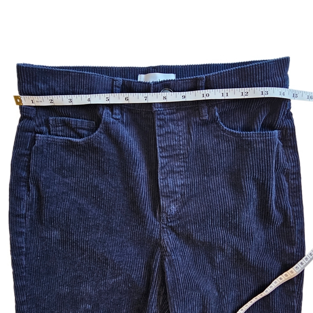 LOFT Women's Navy Syraight Corduroy Pants - Picture 8 of 12